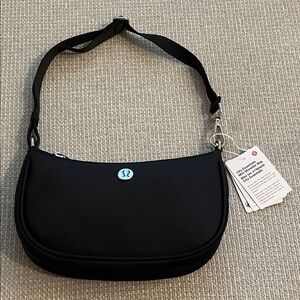 Lululemon City Essentials Mini Shoulder Black Shoulder Bag 1L